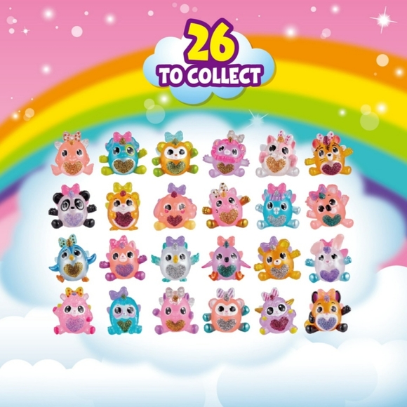 New! RainBowCorns 2 Pack "Itzy Glitzy Surprise" Collectible Eggs! Ages 3+ - Picture 6 of 8